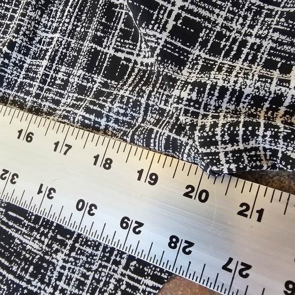 Sharagano Office Dress, Black and White with 3/4 Length Sleeves, Size Large - Picture 9 of 10